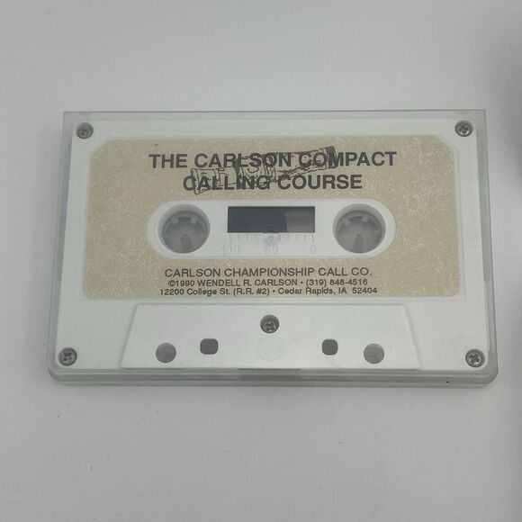 CCC Carlson Championship Calls Brown Duck Call With Lanyard, Tape + Paperwork - Picture 12 of 15